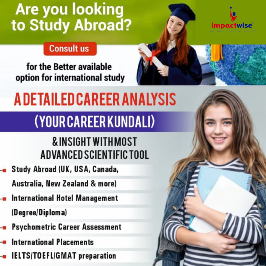 Counselling for Studying Abroad at IMPACTWISE CAREERS , Bengaluru/Bangalore